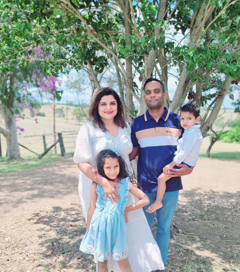 Urban Clean Master Franchiser Nikita Shetty-Tawde and her family