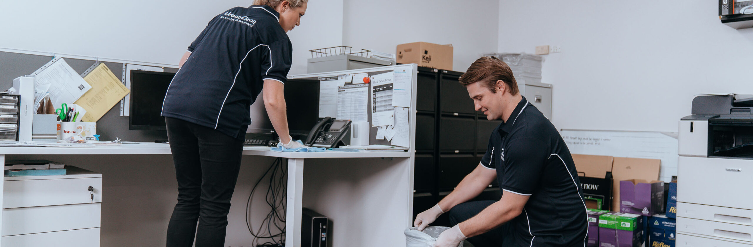 At Urban Clean, we specialize in providing commercial cleaning solutions tailored specifically for office spaces.