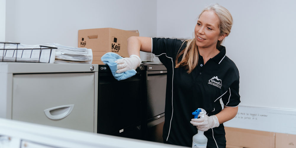 An office clean should be a 10/`0 experience every time.